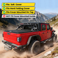 Adjustable Sport Roll Bar for Pickup Truck with Cargo Basket＆3rd Brake Light