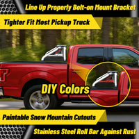Stainless Steel Sport Roll Bar for Full Size Pickup Truck with Brake Light