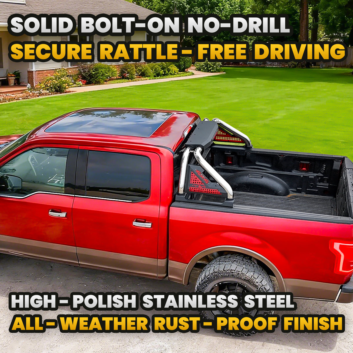 Heavy Duty Roll Bars Stainless Steel