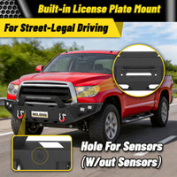 Toyota Tundra 07-13 Front Bumper|Direct Bolt-On, No Drill, Trail-Ready Protection, LED Lights & D-Rings