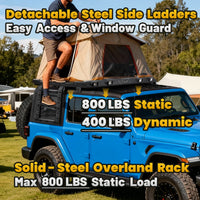 JEEP 2007-2018  JK Wrangle Roof Cargo Basket