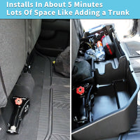 For 2019-2024 Silverado 1500  Sierra 1500 | 2020-2024  2500 HD 3500 HD Double Cab & Crew Cab Organizer Storage Bin
