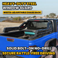 Adjustable Double Tube Roll Bar for Universal Pickup Truck with Brake Light