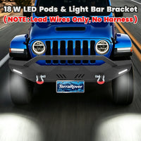 Jeep Wrangler JK JL 07-26 & Gladiator JT 20-26 Front Bumper| Bolt-On, No Drilling, Dual D-Rings