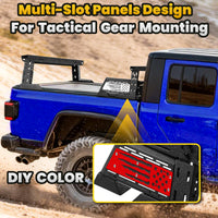 MONOKING Low Profile Truck Bed Rack 14-17 Inch USA Flag Chevy GMC
