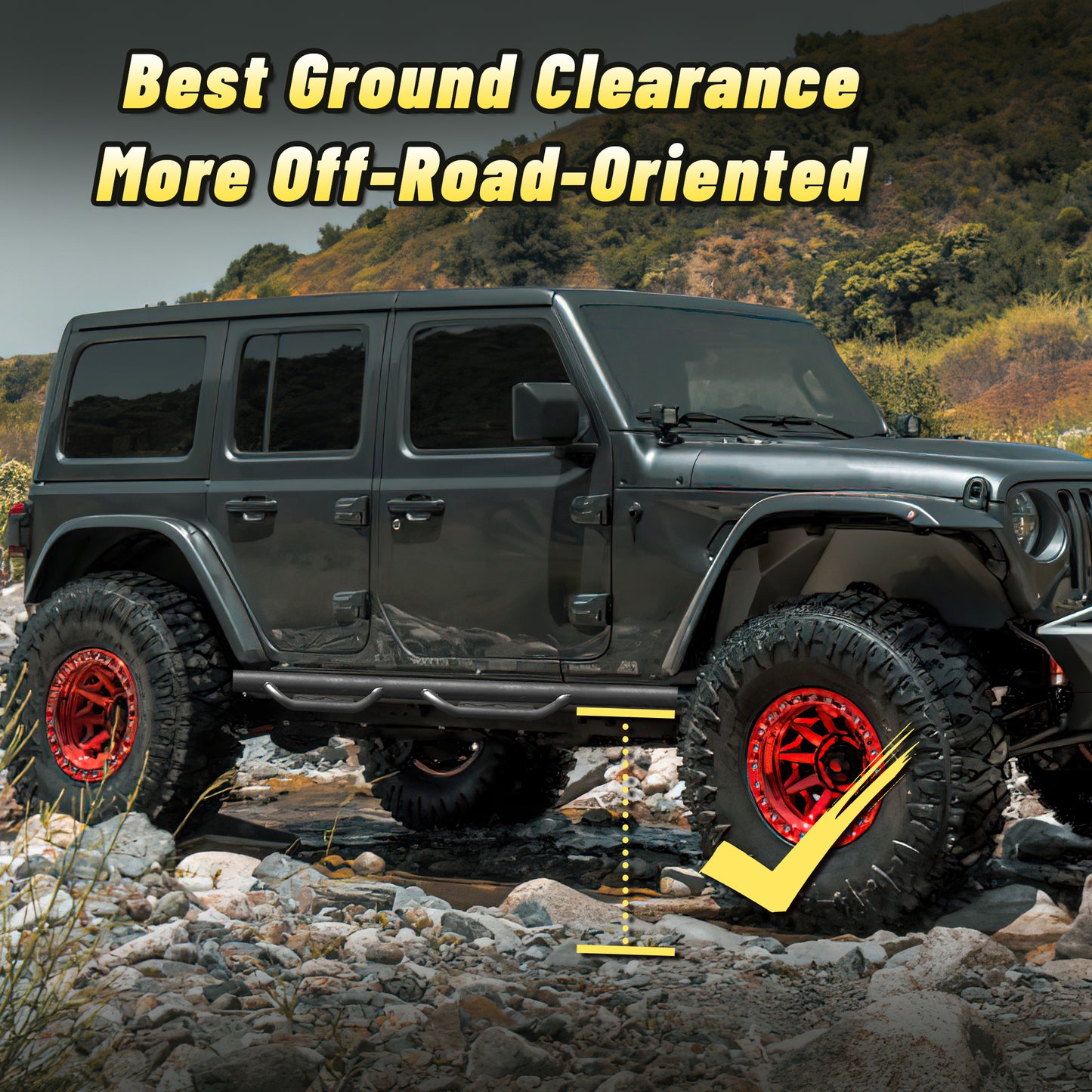 Fit 2018-2025 Jeep Wrangler JL 4-Door-Snow