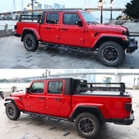 14"~17" Low Profile Bed Racks with Sidebars for Jeep Gladiator
