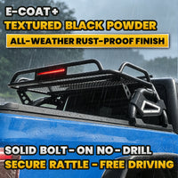 Adjustable Sport Roll Bar for Pickup Truck with Cargo Basket＆3rd Brake Light