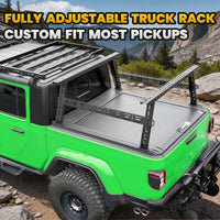 16"~25" High Truck Bed Rack with Molle Crossbars