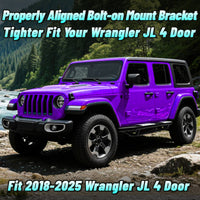 Fit 2018-2025 Jeep Wrangler JL 4-Door