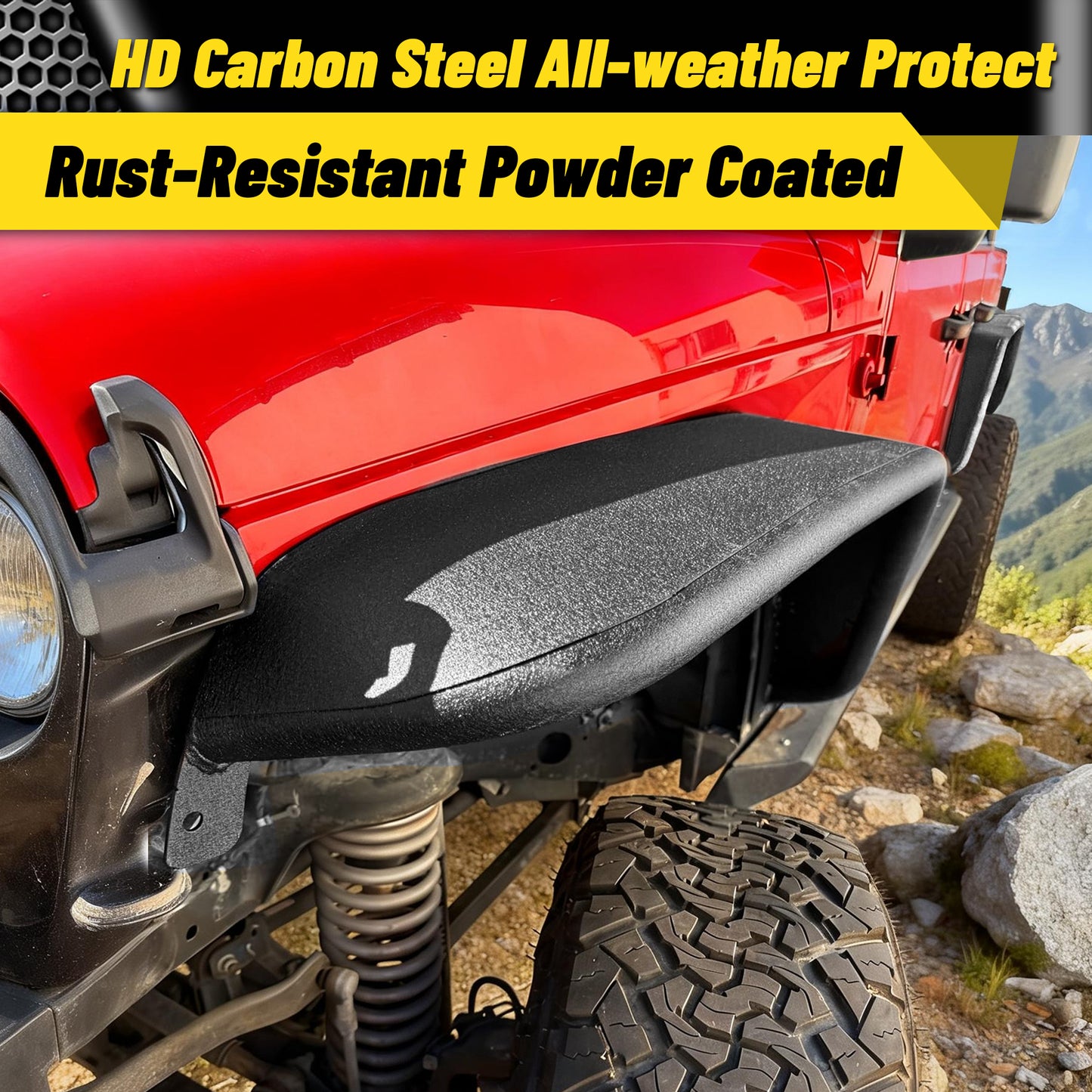 Fender Flares JK/JKU 4PCS