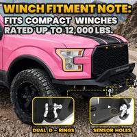 FORD 15-17 Front Bumper | Direct Bolt-On, No Drill, Aggressive Full Protection, Dual D-Rings