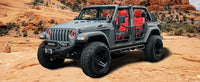 Tube Doors Fit 2018-2025 Wrangler JL (NOT JK) 4-Doors & Gladiator No with Mirror Mount