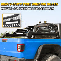 Heavy Duty Roll Bar with 3rd Brake Light for Mid-Size Truck
