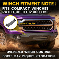 Ford 2021-2023 Fornt Bumper | Direct Bolt-On, No Drill, Heavy-Duty Protection, Built-in Winch Mounting Plate