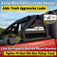 Truck Bed Roll Bar for Mid-Size Pickup Trucks