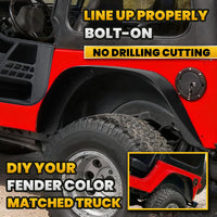 Fender Flares TJ/YJ 4PCS