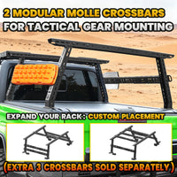 16"~25" High Truck Bed Rack with Molle Crossbars