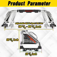 Universal Sport Stainless Steel Roll Bar with Brake Light