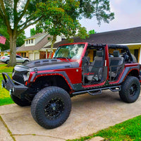 Tube Doors Fit 2007-2018 Wrangler JK (NOT JL) 4-Doors No with Mirror Mount
