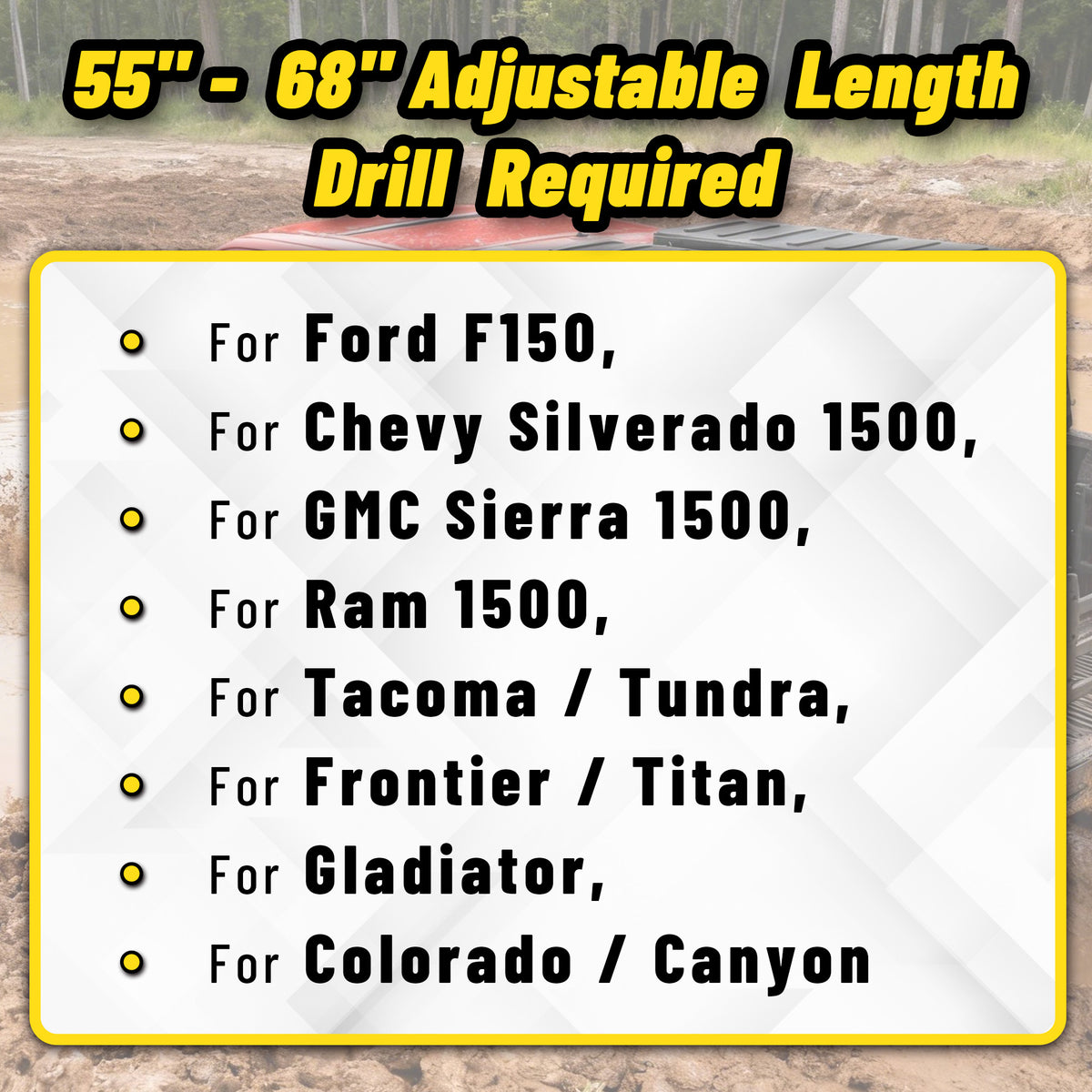 Truck Bed Extender 50“ - 61”