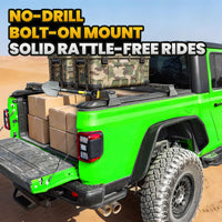Adjustable Universal Truck Bed Rack for Gladiator Tacoma Ranger Maverick F150 Silverado GMC Sierra Ram Tundra