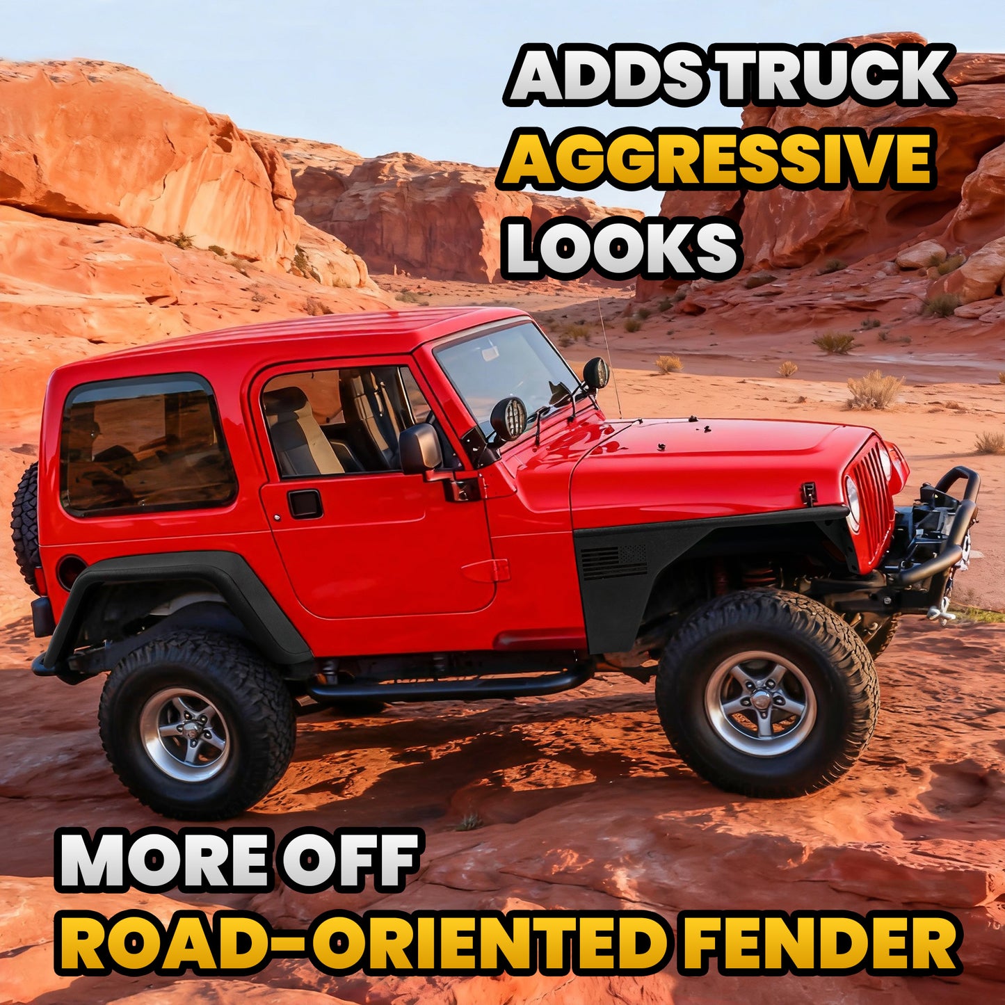 Fender Flares TJ/LJ 4PCS