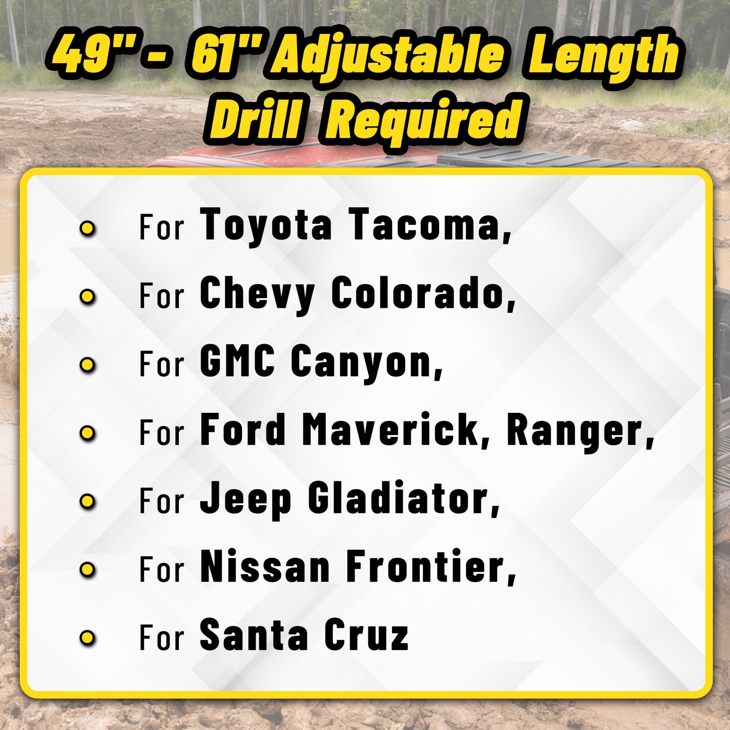 Truck Bed Extender 48“ - 58”