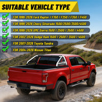 Stainless Steel Sport Roll Bar for Full Size Pickup Truck with Brake Light