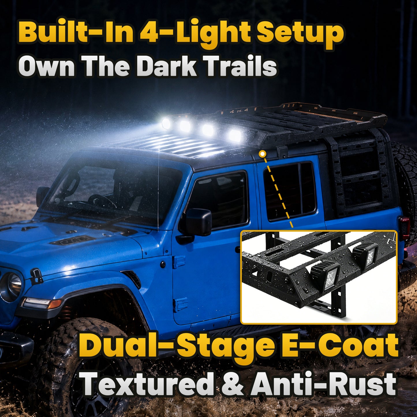 JEEP 2007-2018  JK Wrangle Roof Cargo Basket