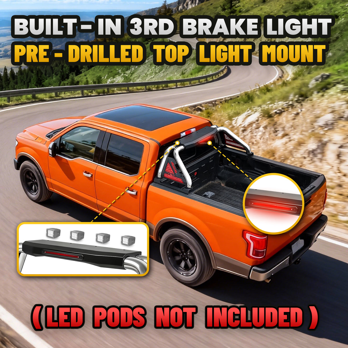 Heavy Duty Roll Bars Stainless Steel