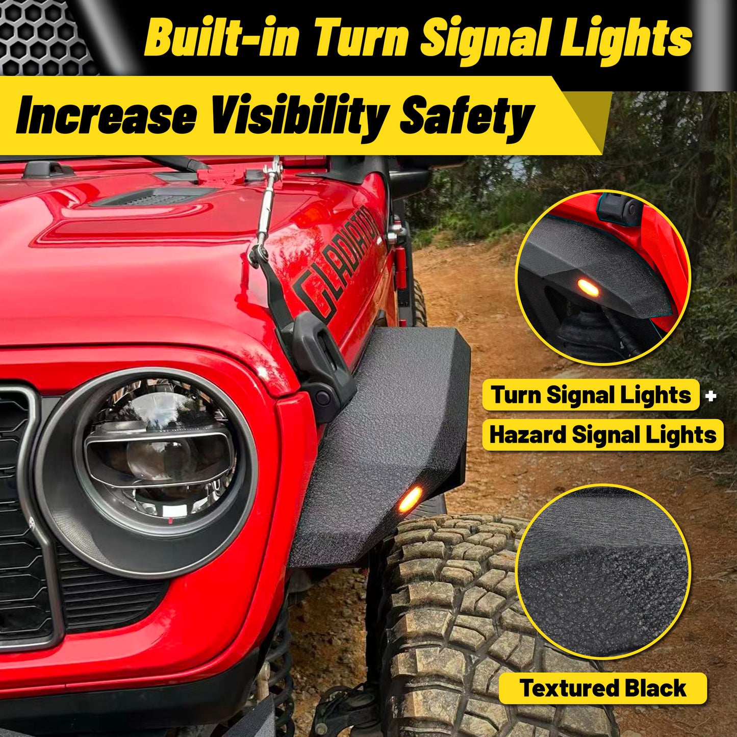 Jt 2020-2025 Fender Flares