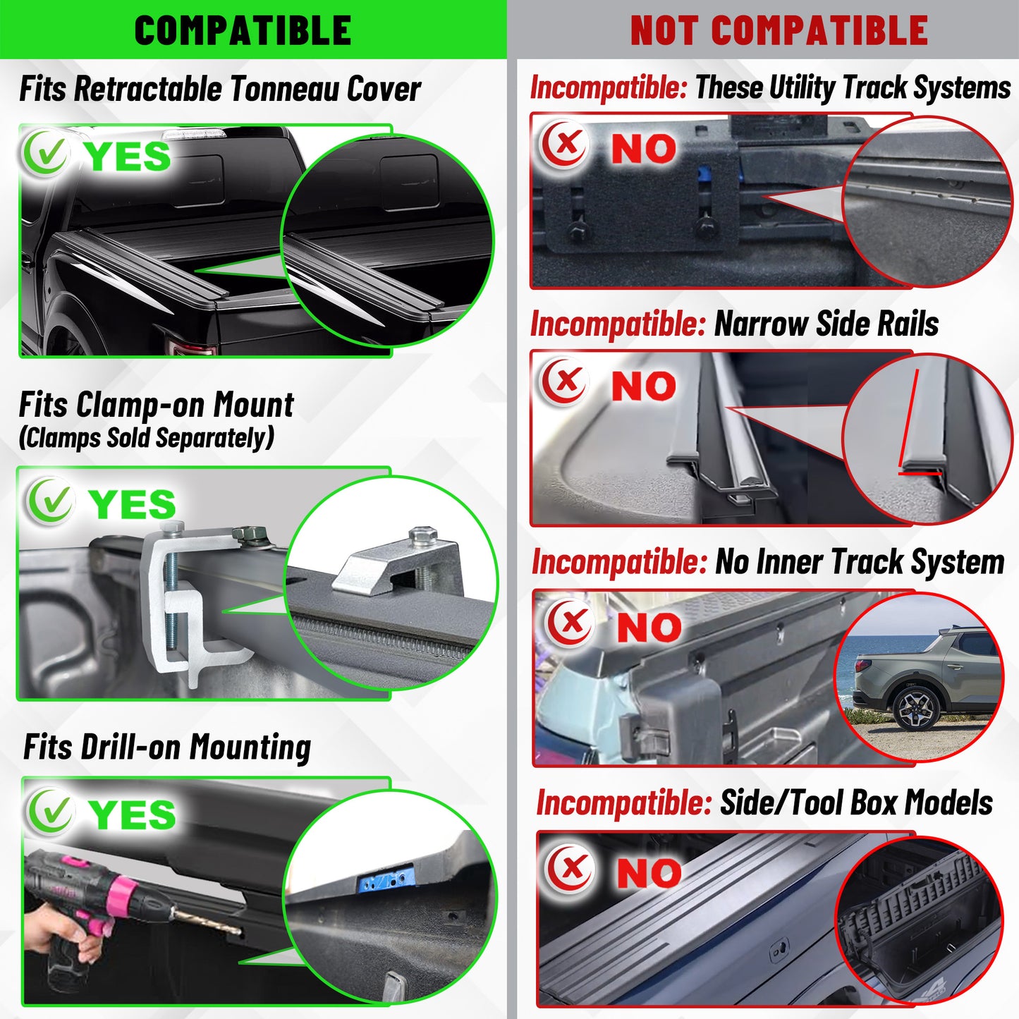 Heavy Duty Adiustable Stainless Steel Roll Bars