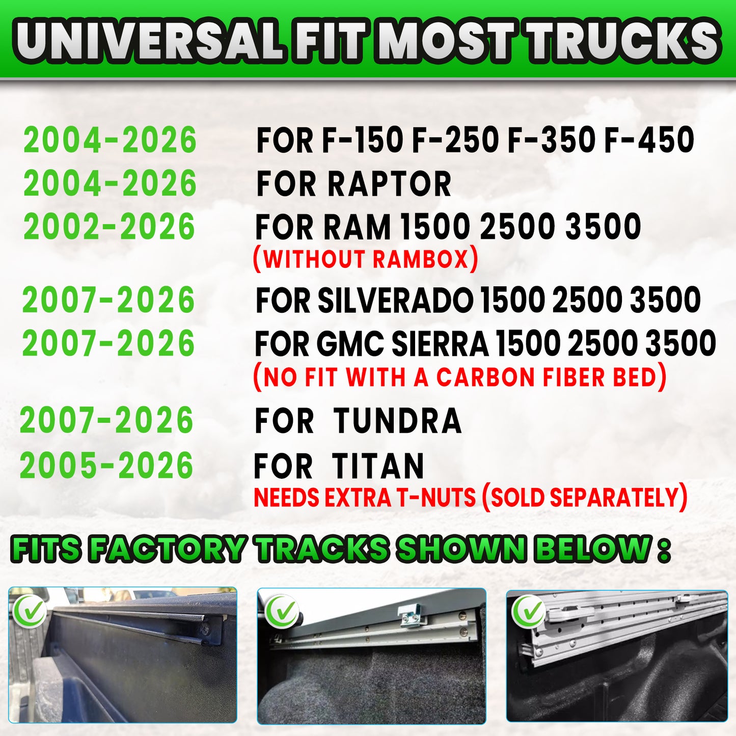 16"~25" High Truck Bed Rack For Chevy / GMC Silverado / Colorado / Sierra / Canyon