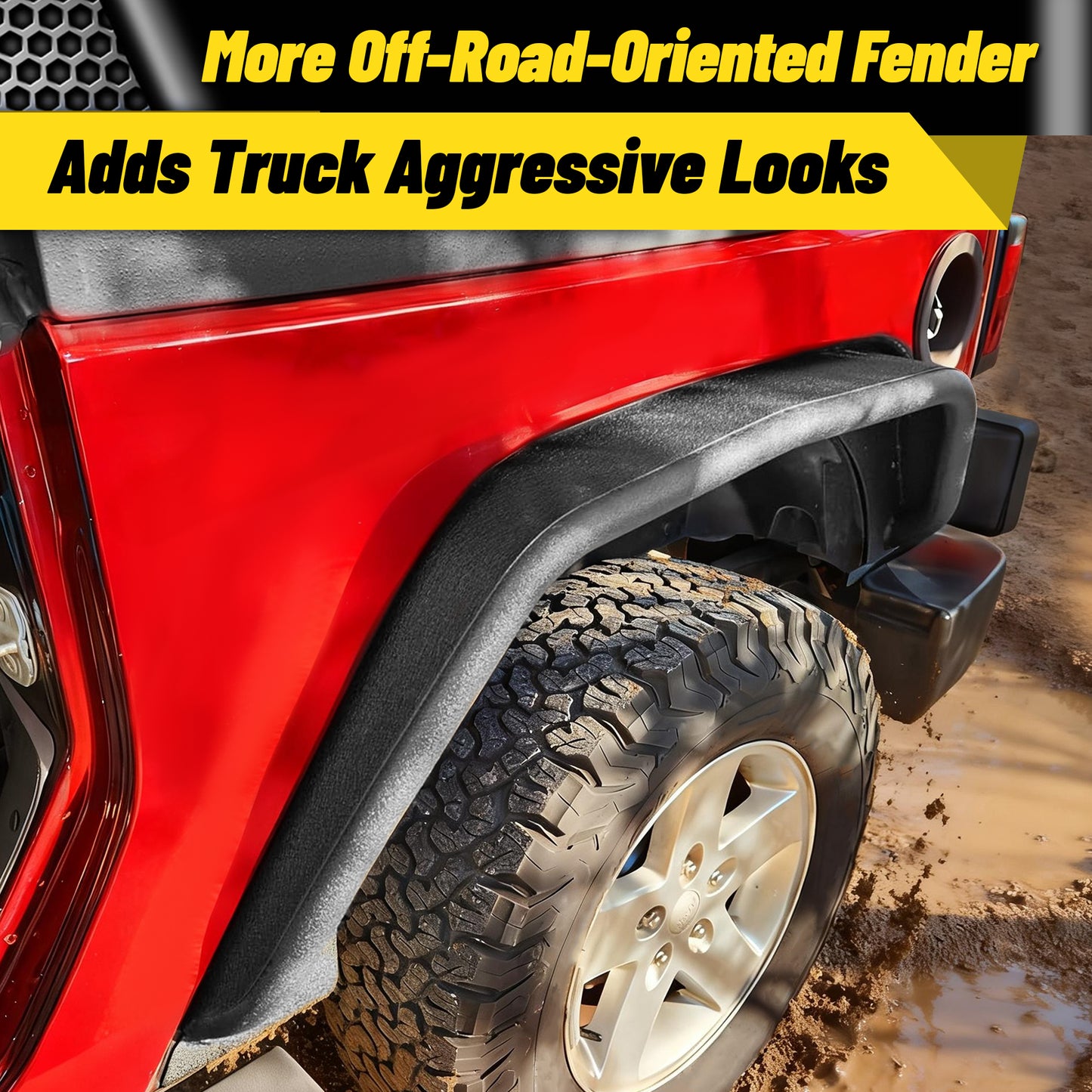 Fender Flares JK/JKU 4PCS