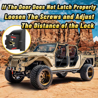 Tube Doors Fit 2018-2026 Wrangler JL (NOT JK) 4-Doors  No with Mirror Mount