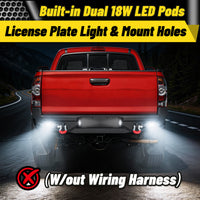 Toyota Tacoma 05-15 2nd Gen Rear Bumper|Direct Bolt-On, No Drill, Off-Road & Overland Armor, LED Pods & Step Plate