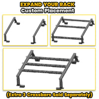 MONOKING Low Profile Truck Bed Rack 14-17 Inch USA Flag Chevy GMC