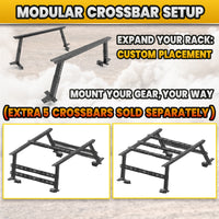 16"~25" Mid-High Truck Bed Rack For Dodge / Ram 1500/2500/3500
