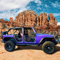 Tube Doors Fit 2007-2018 Wrangler JK (NOT JL) 4-Doors No with Mirror Mount