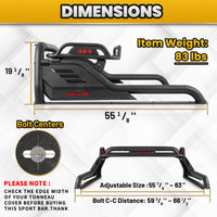 Heavy Duty Roll Bar & Cargo Basket