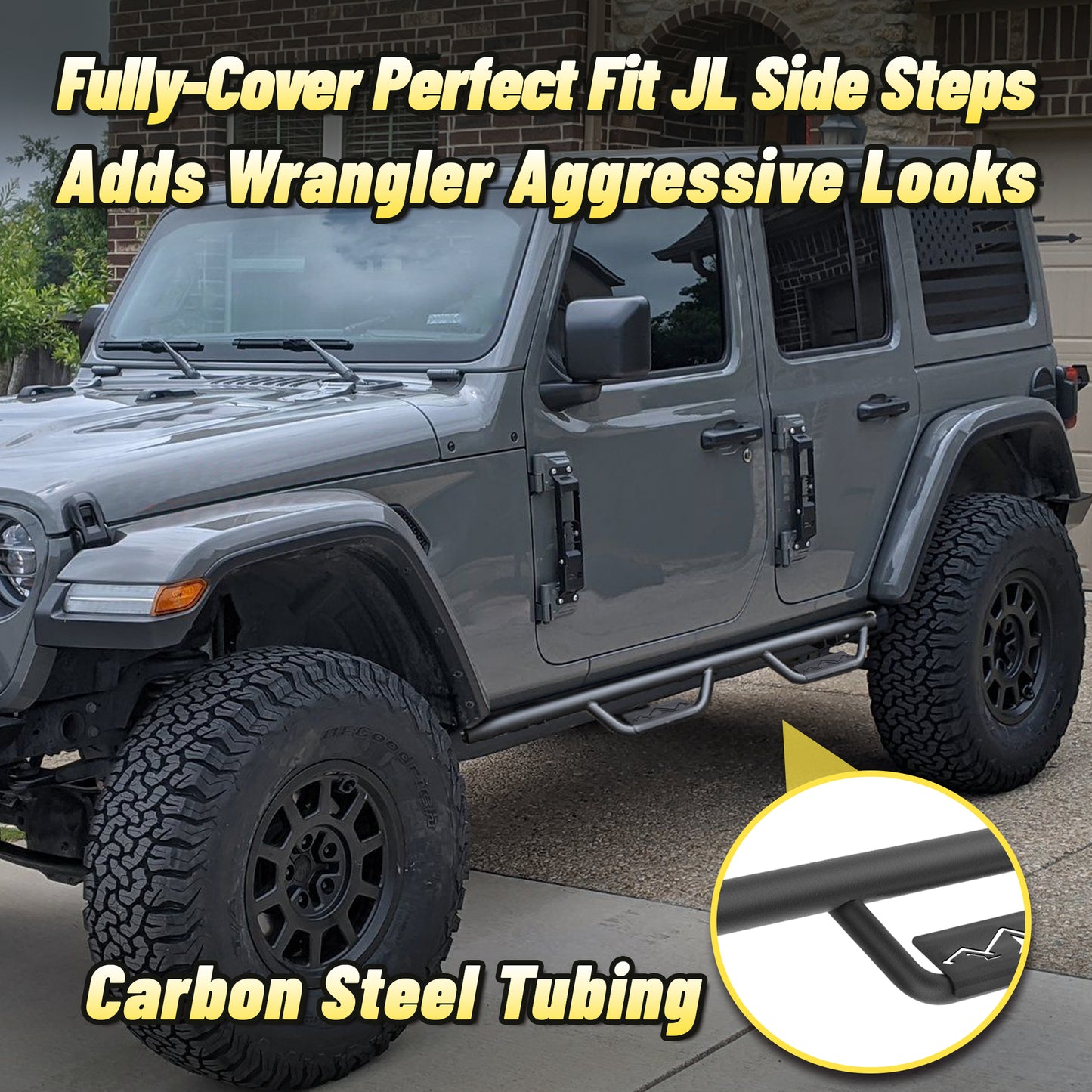 Fit 2018-2025 Jeep Wrangler JL 4-Door-Snow