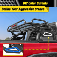 Adjustable Sport Roll Bar for Pickup Truck with Cargo Basket＆3rd Brake Light