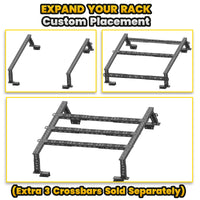MONOKING 16"-25" Mid-Height Bed Rack with USA Flag for Tacoma/Tundra