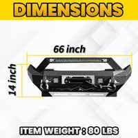 Jeep JL 18-26 & Gladiator JT Front Bumper |Direct Bolt-On, No Drill, Off-Road Adventure Armor, Stainless Steel Skid Plate