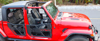 Tube Doors Fit 2018-2025 Wrangler JL (NOT JK) 4-Doors & Gladiator No with Mirror Mount