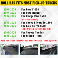 Adjustable Sport Roll Bar for Pickup Truck with Cargo Basket＆3rd Brake Light