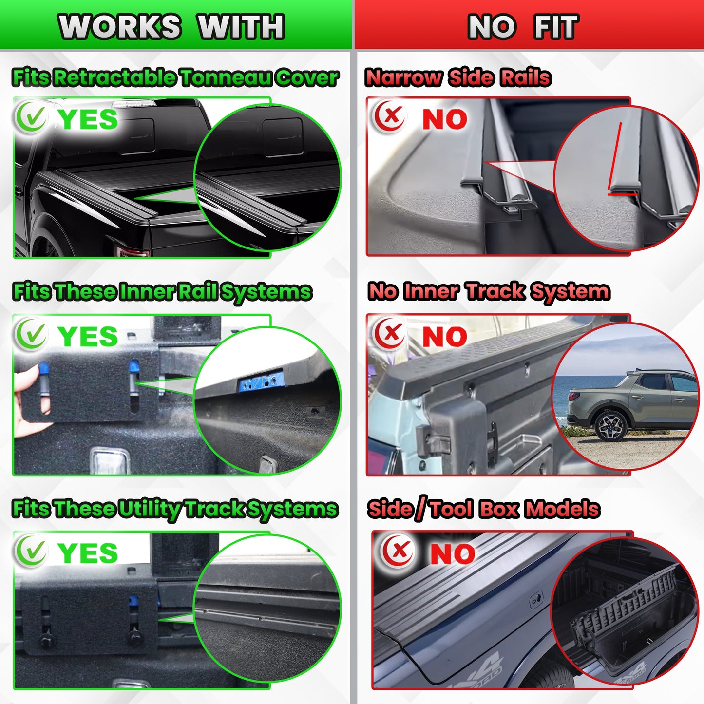 Stainless Steel Sport Roll Bar for Full Size Pickup Truck with Brake Light