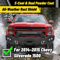 ATEAFB051 Front Bumper Fitment E-Coat Dual Powder Coat All Weather Rust Shield