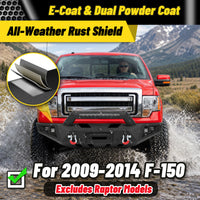 ATEAFB054 F-150 Front Bumper Fitment E-Coat Dual Powder Coat Rust Shield